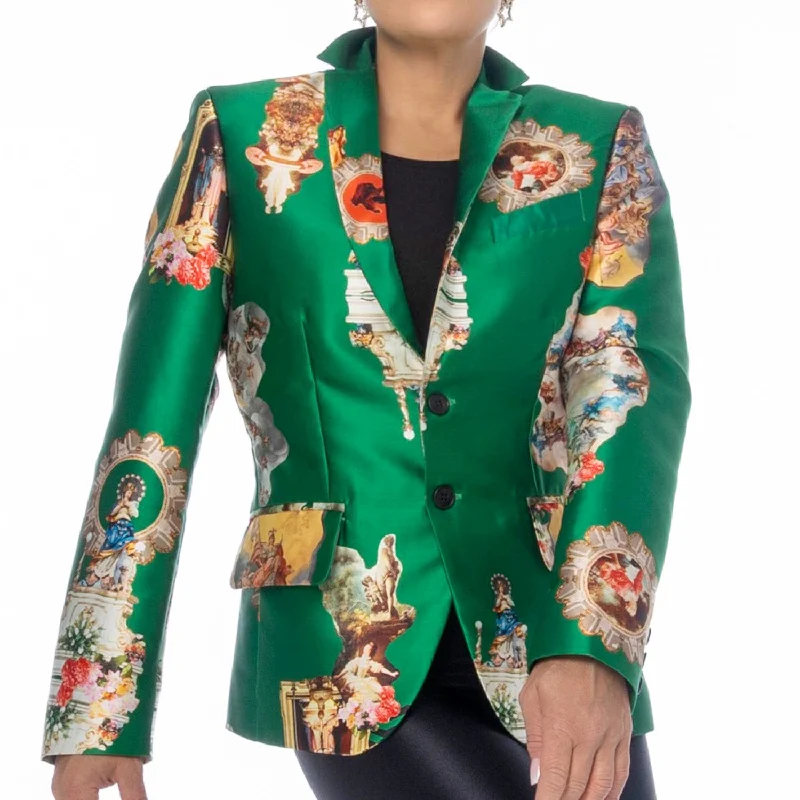 Woman´s blazer  jacket sicily green