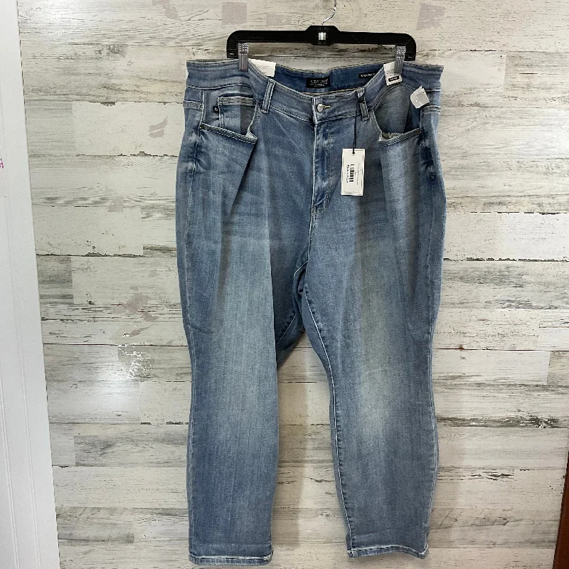 Jeans Boyfriend By Judy Blue In Blue Denim, Size: 22