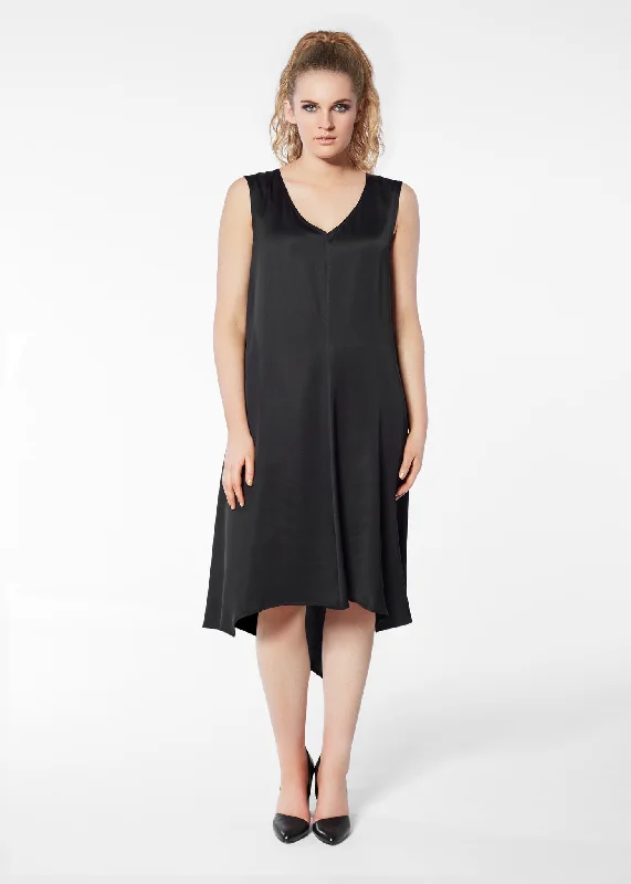 Silver Spoon Dress - Black