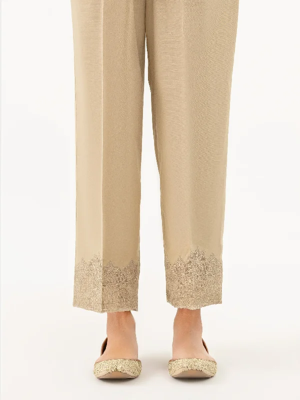 Cambric Trouser-Embroidered (Pret)