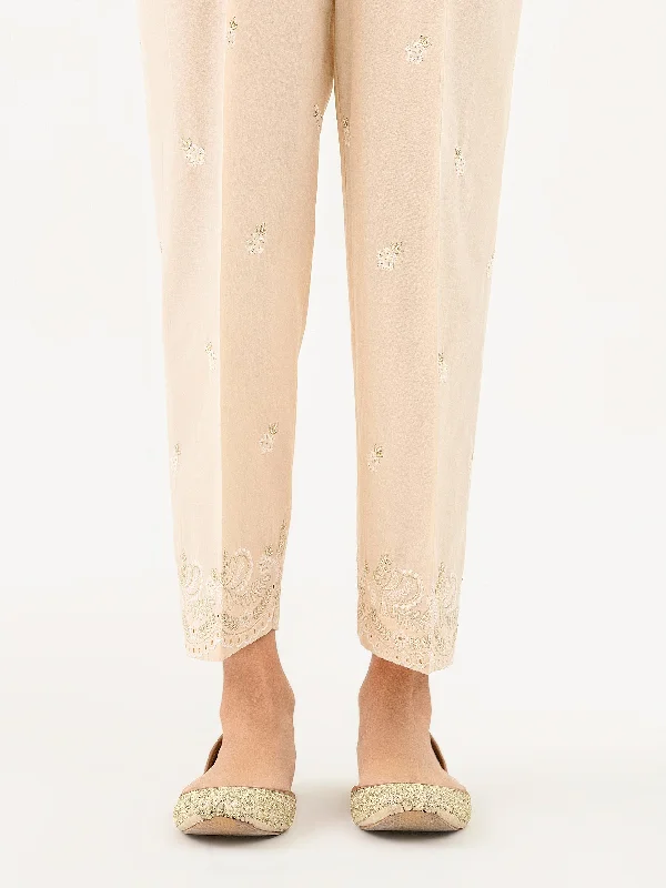 Cambric Trouser-Embroidered (Pret)