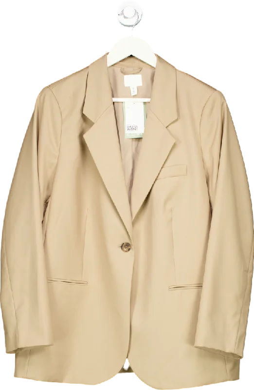 H&M Beige Blazer UK L