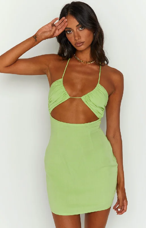 Zona Green Mini Dress