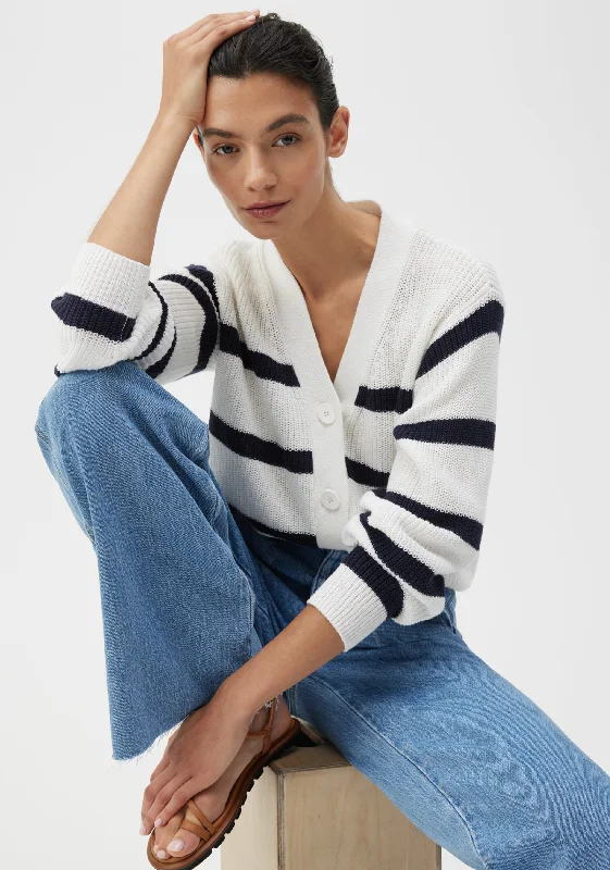 Breton Knit Cardigan_Stripe