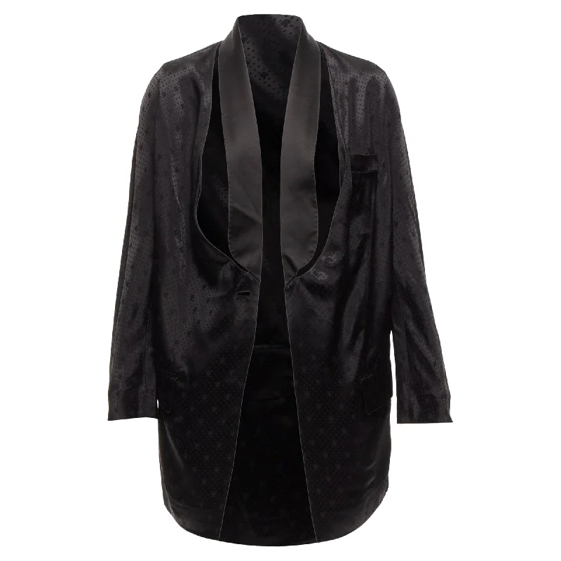 Givenchy Riccardo Tisci Viscose Cut Out Collar Robe Blazer